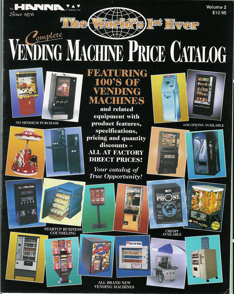 Vending Machine Price Catalog - Full Color