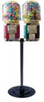 Dual head bulk candy vending machine